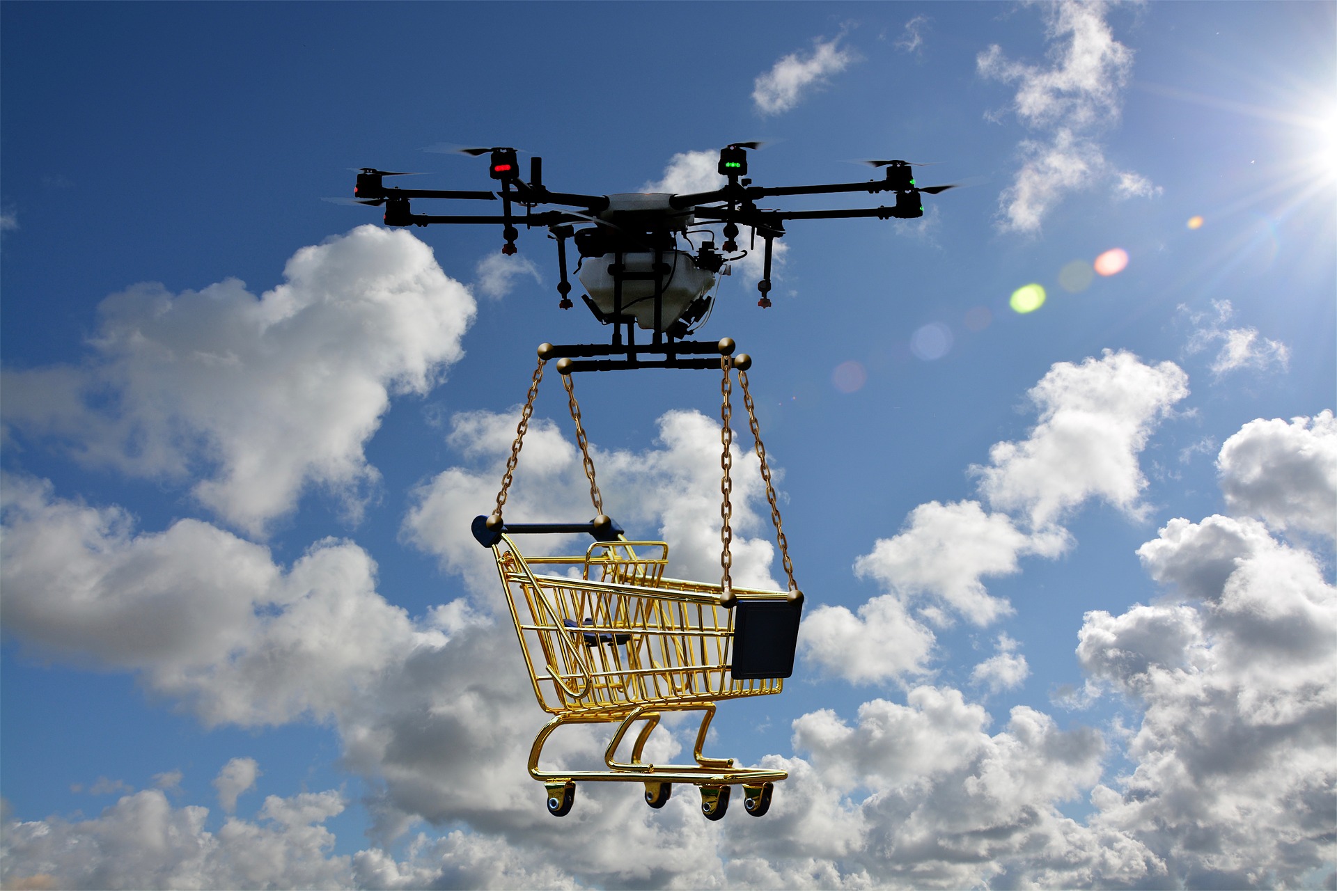 Lee más sobre el artículo Reparto a domicilio con drones: ¿realidad o ficción?