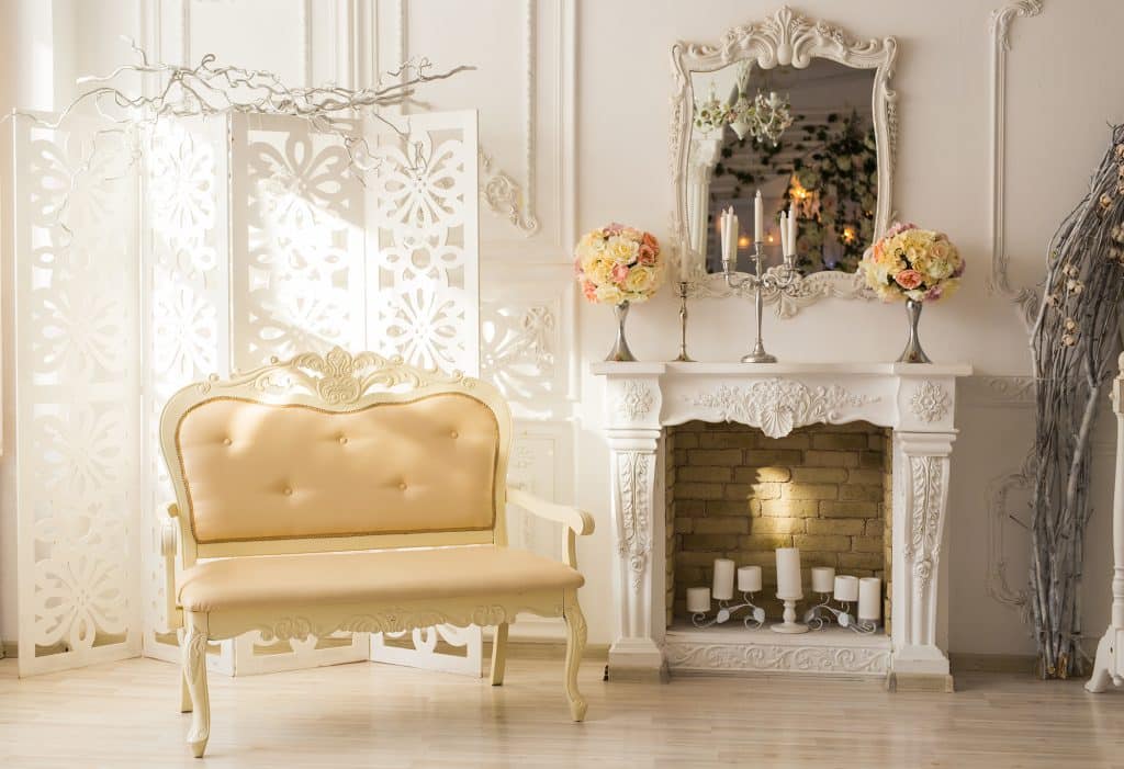 decoración romántica