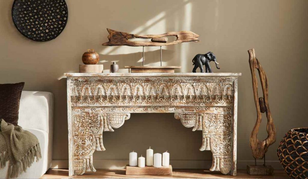 Estilo étnico fuerza y exotismo que regresa a casa