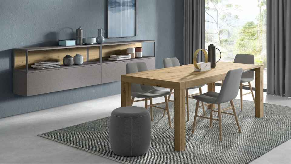 Kazzano, proveedor interiorismo Index - mesa madera