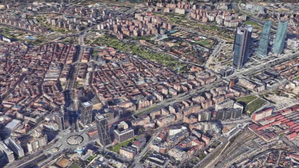 Cuatro Torres - Google Maps 3d