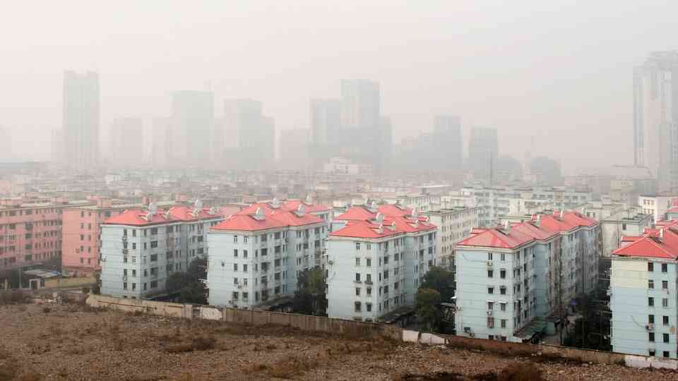 contaminación del aire en la ciudad