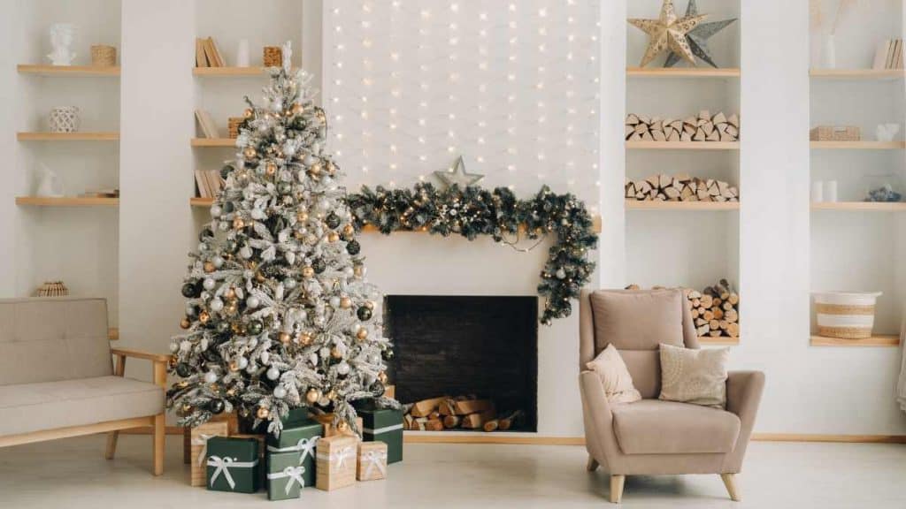 Decoración navideña de madera