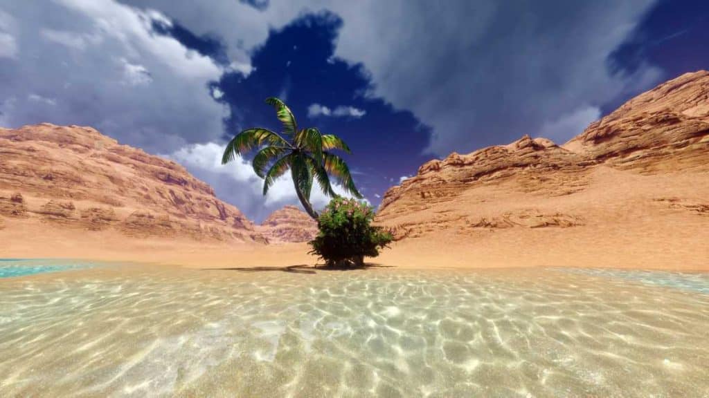agua en el desierto
