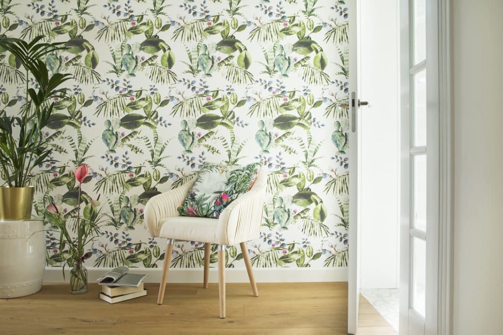 papel pintado botánico
