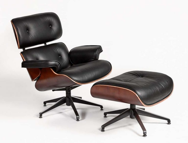 Sillones con reposapiés en cuero Crisal Decoración