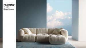 Lee más sobre el artículo Blanco sublime, color Pantone 2026 en tu hogar