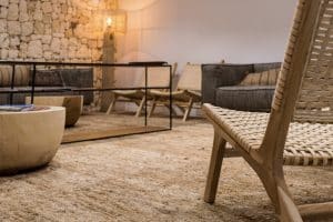 silla de diseño rústico