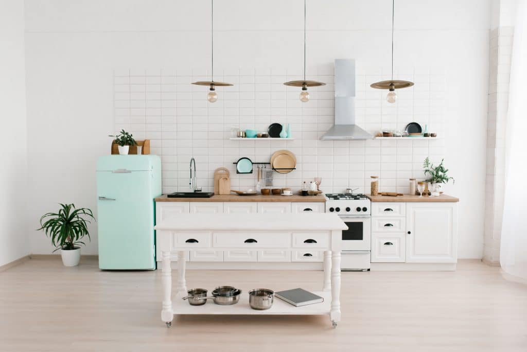 cocina moderna vintage