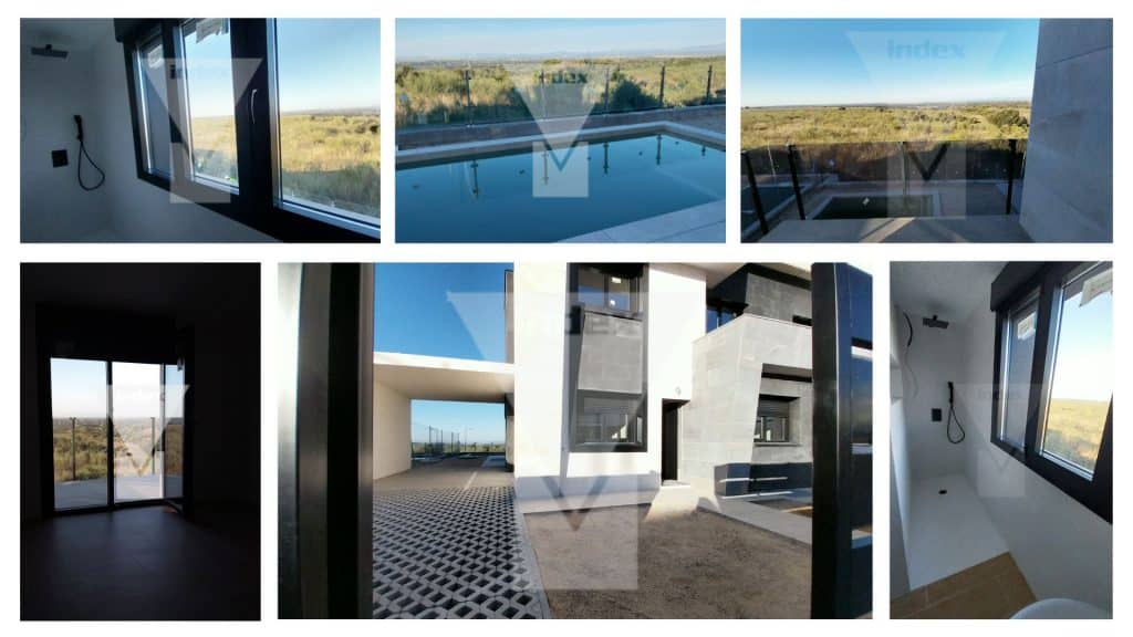 Las vistas de la Casa Geosolar de ‘Prado Chico’ en Boadilla