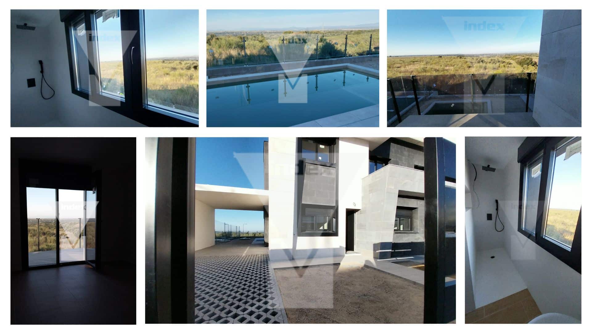 Las vistas de la Casa Geosolar de ‘Prado Chico’ en Boadilla