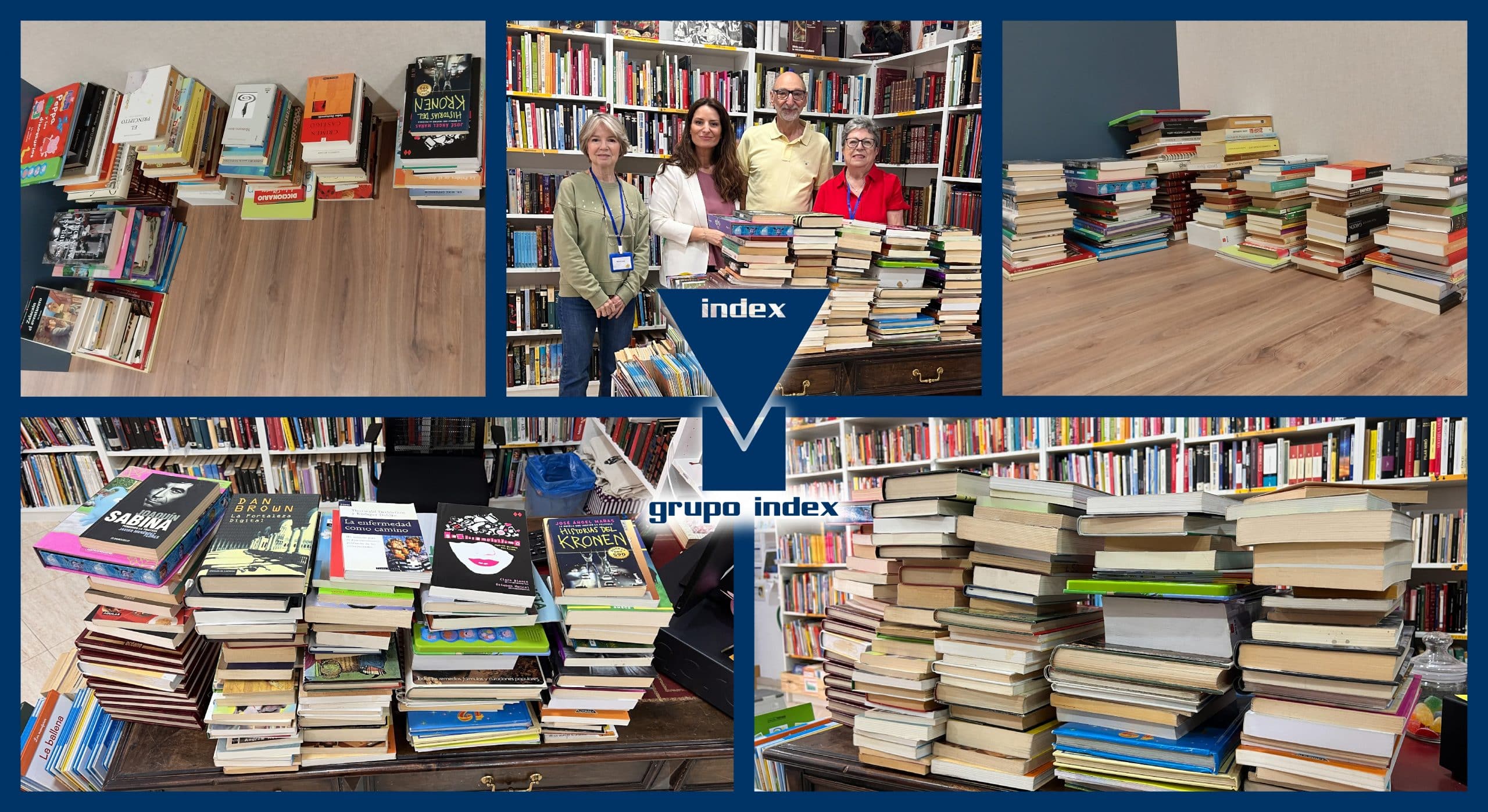 En este momento estás viendo Grupo Index dona más de un centenar de libros solidarios