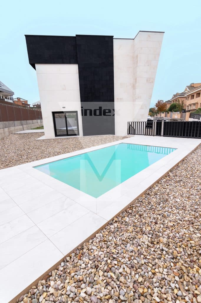 Piscinas Grupo Index Madrid chalet personalizado de obra nueva