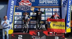 Rosita tercera clasificada Campeonato de España Supermoto 85